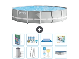 Intex Piscina Prism Frame Redonda - 457x107 Cm - 9-peças S683