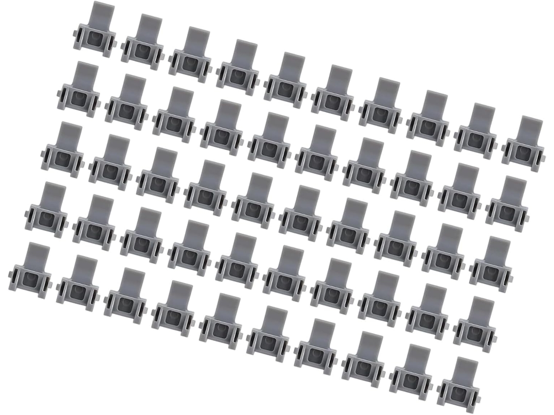 Conjunto De 50 Limitadores Dobradiça Com Abertura Máxima 86 Graus Para Proteção Portas Armários Clipe Limitador