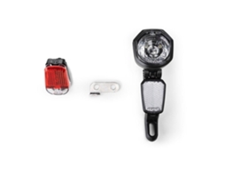 Conjunto de Luzes para Mtb E-Bike Prateadowrc