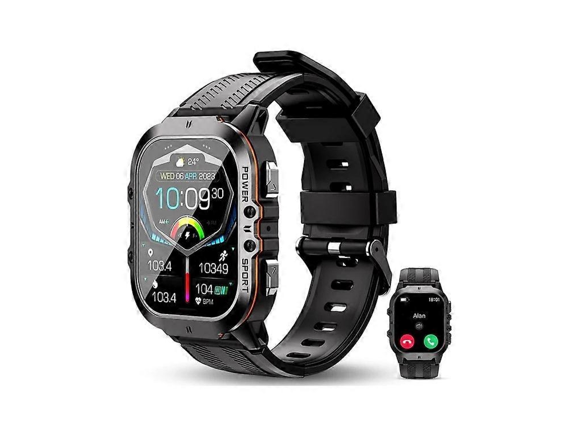 Oukitel BT20 Smartwatch robusto para atividades ao ar livre de 1,96 polegadas. Bicicleta elétrica Ly