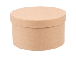 Caixas Redondas De Papel Kraft Para Biscoitos, Bolos E Muffins - Conjunto 10