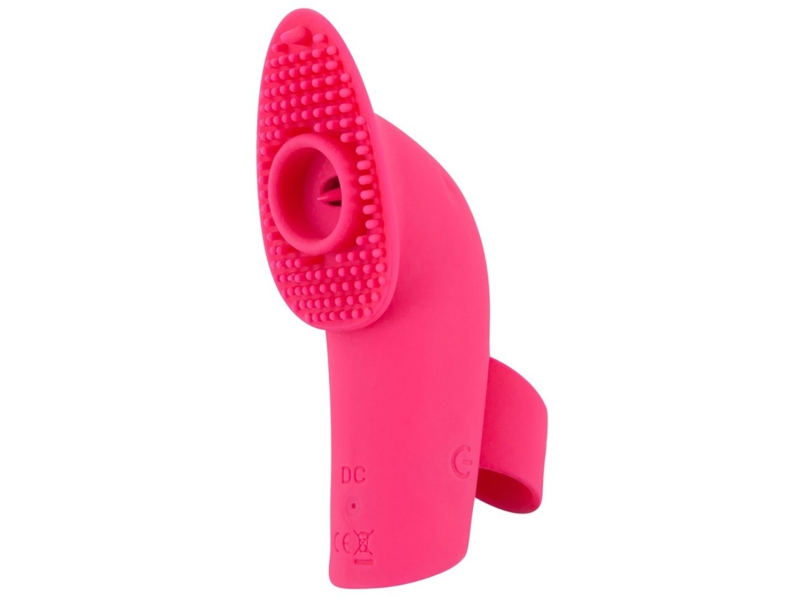 Pink 'licking And Pulsating Finger Stimulator' Vibrator