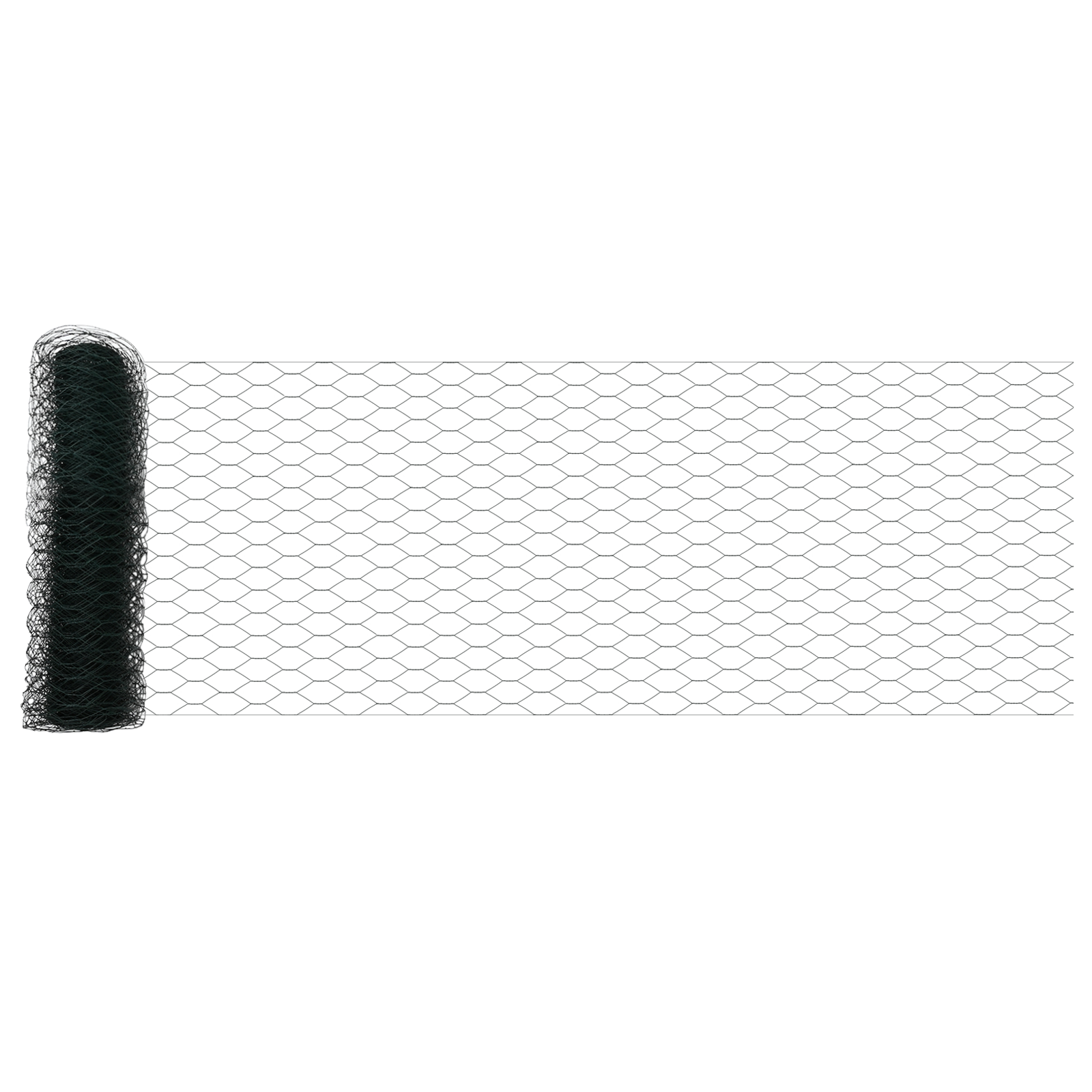 Conjunto 1 Cerca Hexagonal Vidaxl Verde Pvc (0,6 X 10 M)