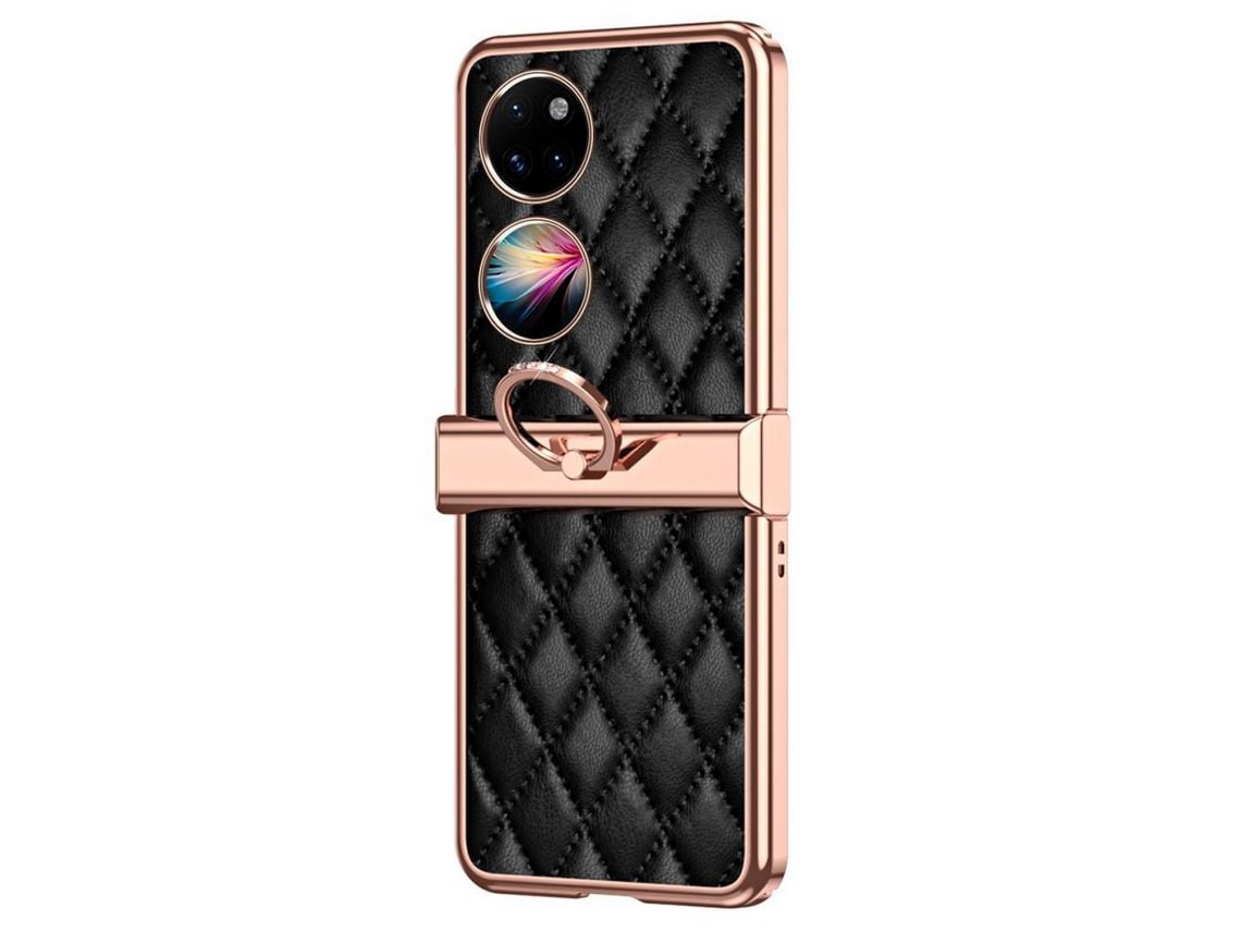 Capa Para Huawei P50, P50 Pocket Pele Sintética Multicor*