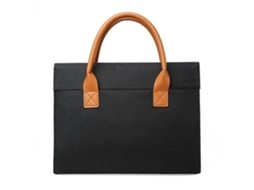 Lurelia Bolsa Para Portátil 13-15 Polegadas, Resistente À Água, Antichoque, Em Tecido Oxford, Preto