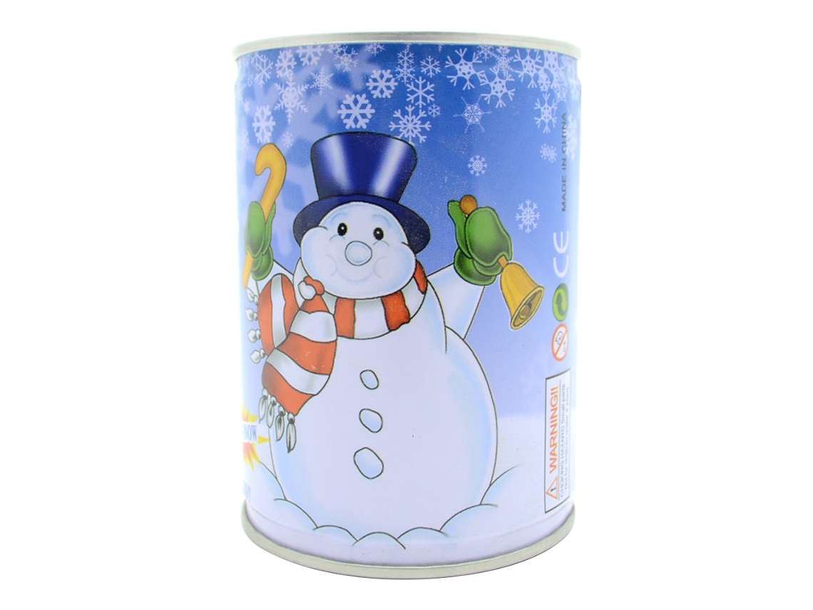 Pó de Neve Artificial Instantâneo Can para Decoração de Natal e Atividades Científicas S/MARCA
