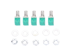 5pcs Potenciômetro RV097NS B100K B104 Unipolar Interruptor Áudio S/MARCA