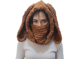 Écharpe SFUSHOS, hiver, visage chaud, oreilles lapin