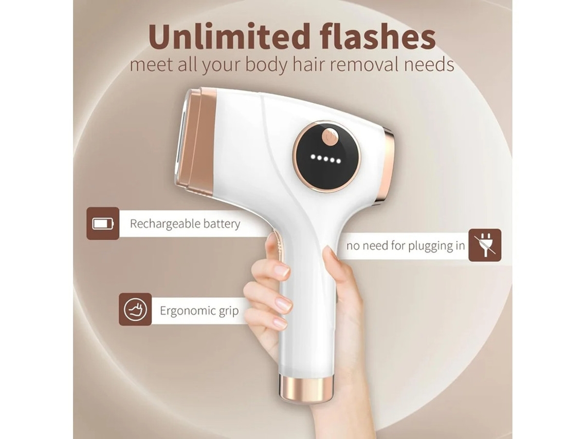 Flashes Ipl Permanentes Atualizados Dispositivo Com 5 Níveis Ajustáveis ​​para Mulheres E Homens Pernas Faciais Braços Linha De Biquíni Para Bestvite