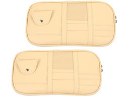 Organizador De Armazenamento Para Quebra-sol De Carro, 2 Peças, Com Vários Compartimentos Para Cartões E Porta-cartões.