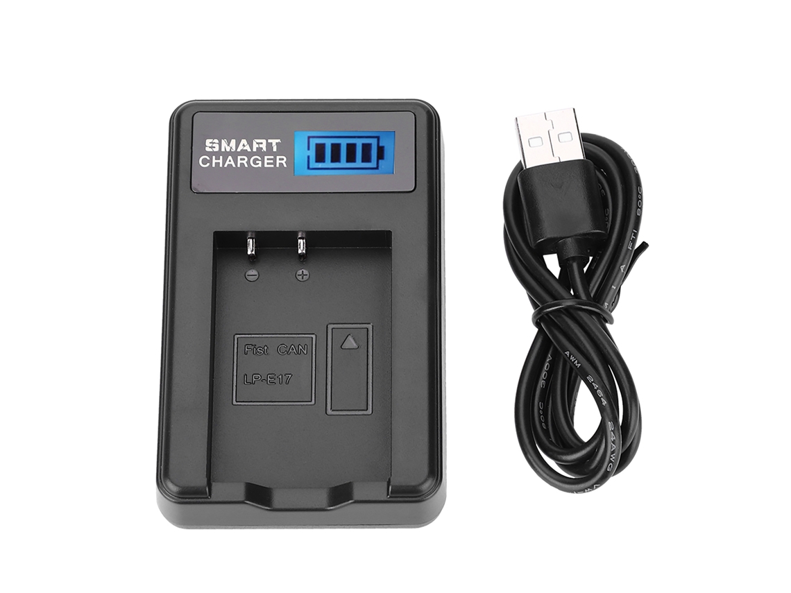 2026 cargador Portátil de Bateria Usb para Lp e17, Cargador Portátil de Bateria de Cámara