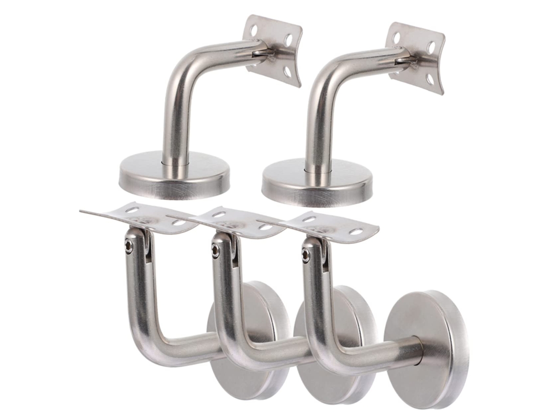 Suportes De Corrimão De Aço Inoxidável Para Escada, Modelo 5, Design Moderno E Elegante.