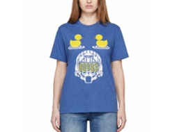 Rockinstone Top Gun Movie Duck Duck Goose Heather Royal Adult T-shirt Size:l