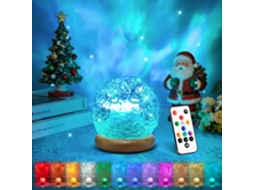 Esta Luminária Projetora Cria uma Atmosfera Romântica e Possui Brilho Ajustável. É a Escolha Ideal para Decorar Seu Quarto BRILVIBERA