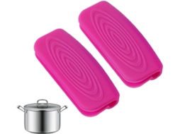 Cabos De Silicone Para Panelas Ferro Fundido, Suporte Para Cabo