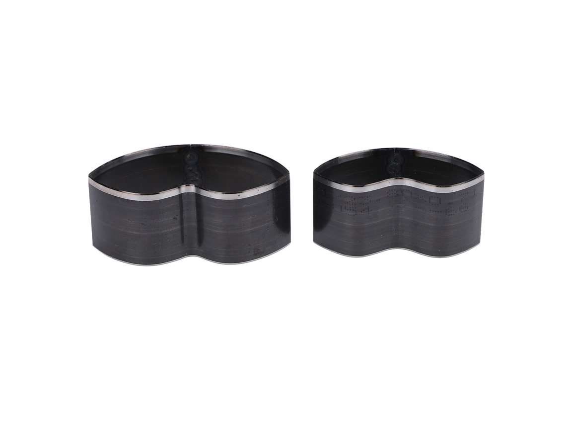 Kit 2 Moldes De Corte Em Aço Liga Para Couro Forma De Lábio 60x35mm 50x25mm Punção Artesanal