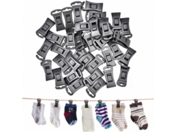 40 prendedores de meias para máquina de lavar e secar roupa