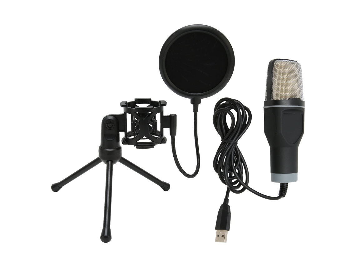 Microfone Gaming LAXISCREED Sf 666 Rgb Usb com Tripé