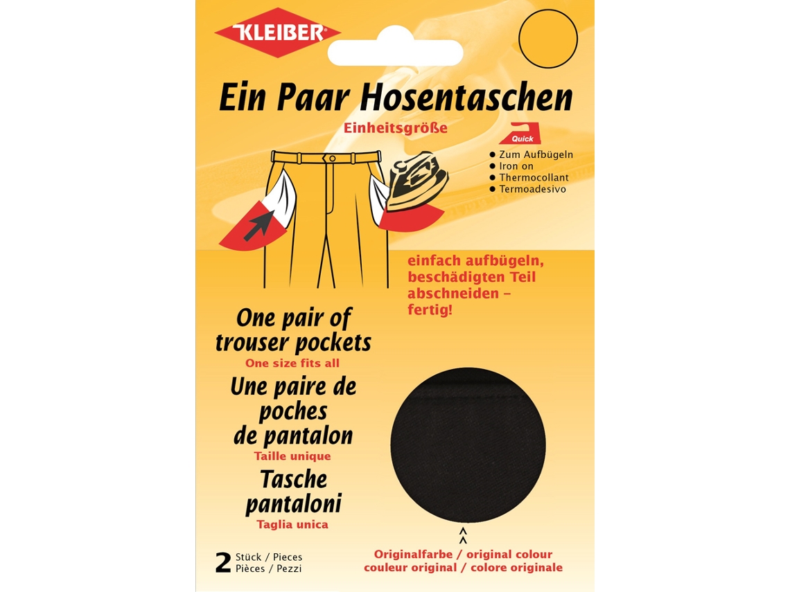 Bolsa para Calças KLEIBER Quick de Um Par Preta