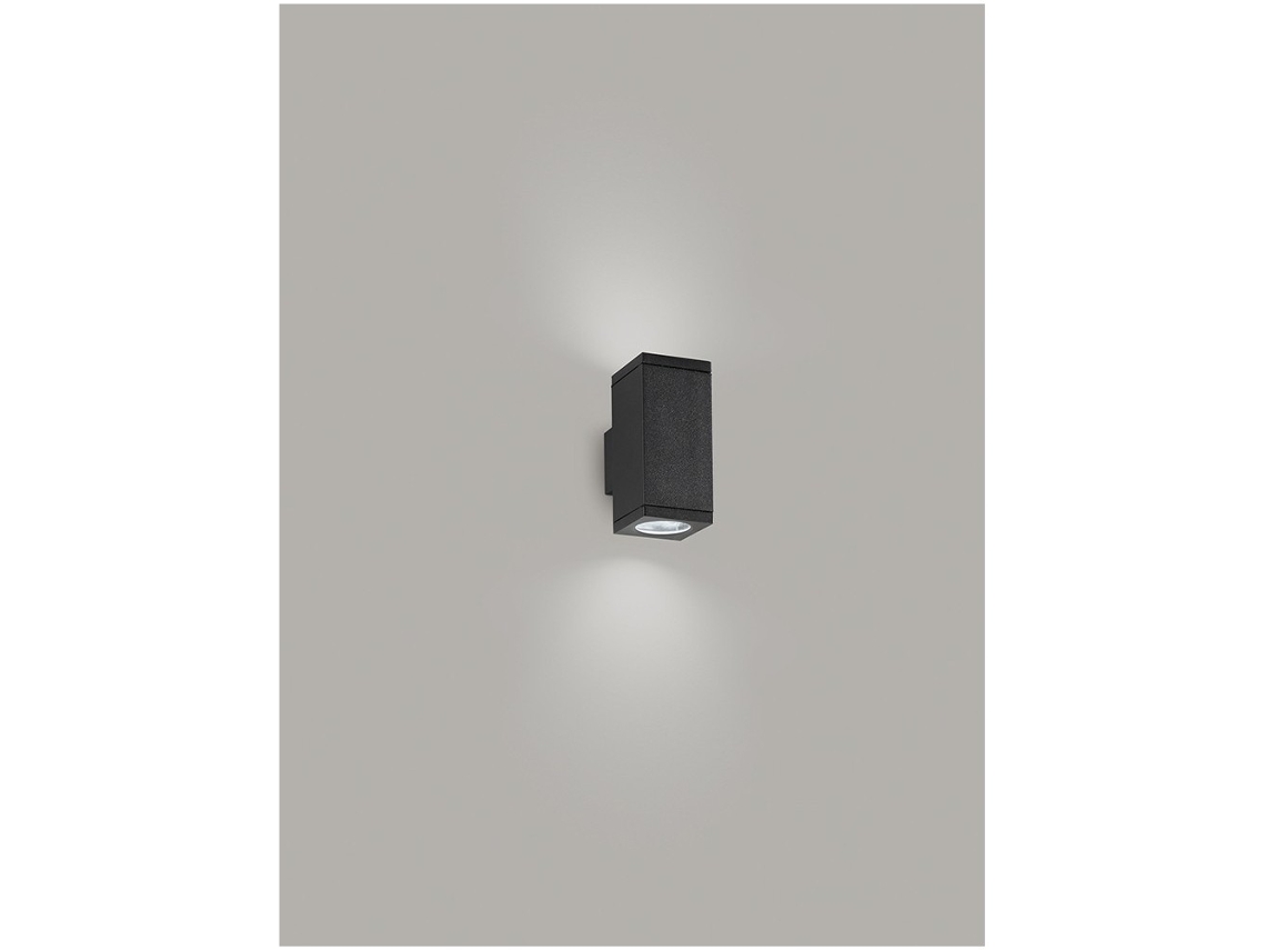 Lâmpada Retangular para 2 Focos Led Gu10 6532 PERENZ Grafite