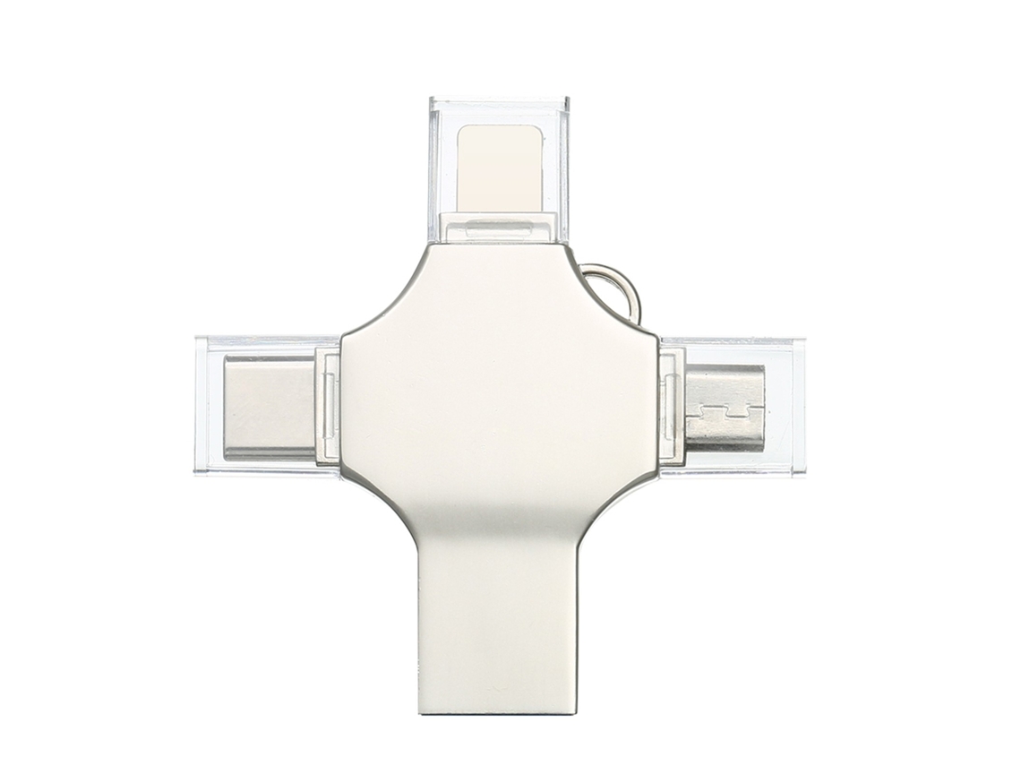 Pen Drive Metal 4 in 1 4gb LAXISCREED