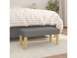 Vidaxl Banco 70x30x30 Cm Tecido Cinzento-escuro