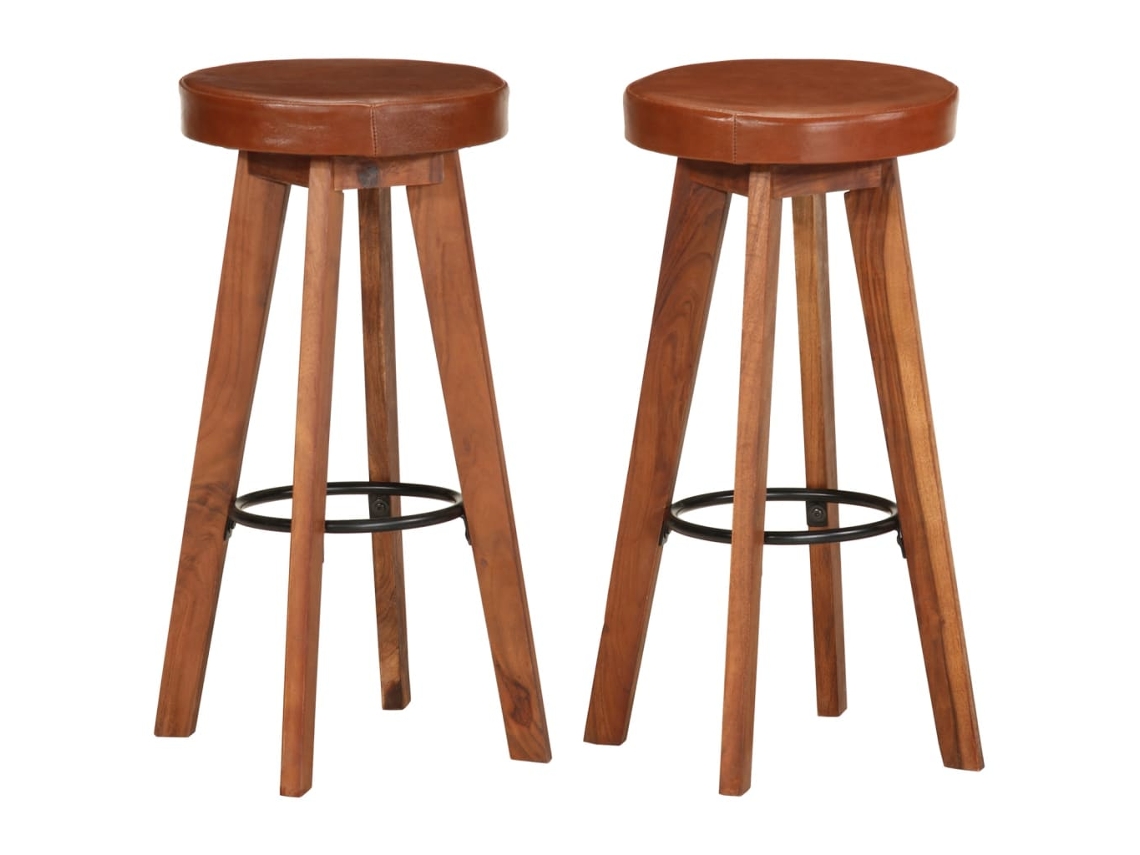 Bar Chair, Bar Chairs Vidaxl Marrom Madeira (n/a)
