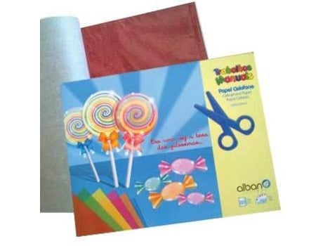 Papel Celofane Bloco Cores Sortidas (24 x 31 cm)