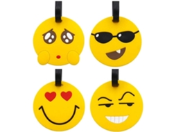 Conjunto de 4 Etiquetas BRILVIBERA com nome e em silicone