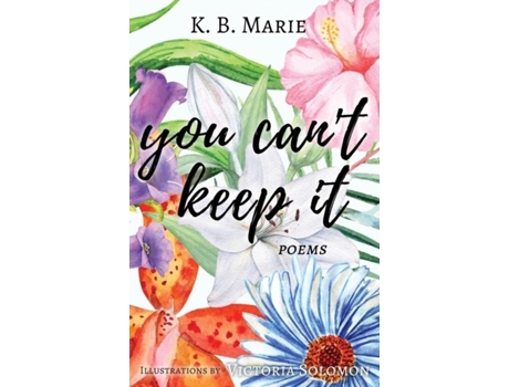 Livro You Cant Keep It De Kb Marie (inglês)
