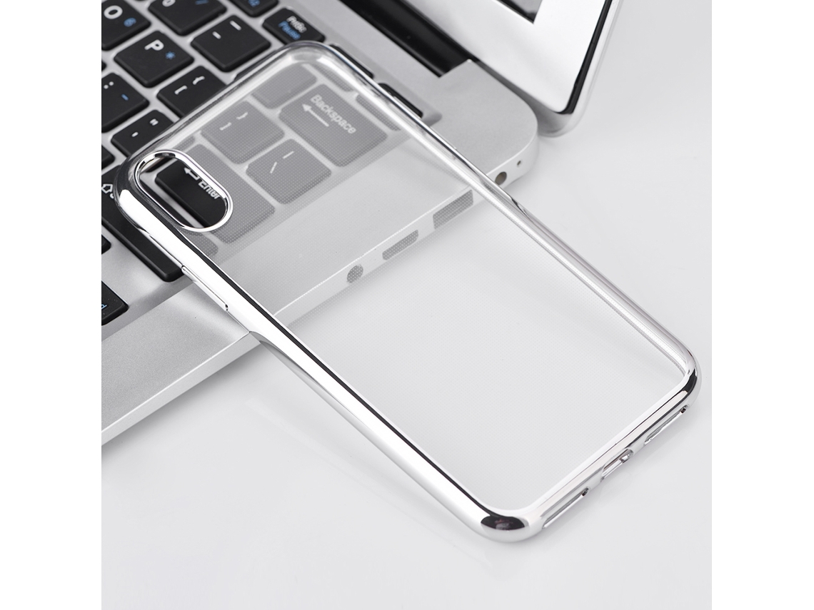 Capa de TPU para iPhone X com cobertura completa e antichoque EOOCOO