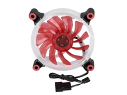 Fan L18 12v Dc 120mm Led Case Fan 4pin 3pin Cooler Fan Vermelho