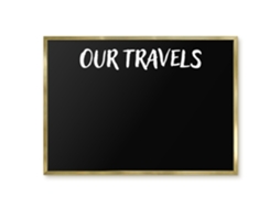 Magnetic Wall Board Our Travels For The Office Espelharte (70x50 Cm)
