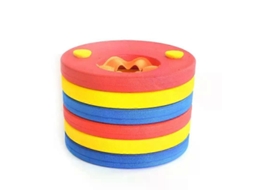 Conjunto de 4 discos de espuma EVA para natação, mangas flutuantes, insufláveis, círculos para bebés CHARM
