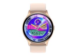 Smartwatches Multifuncional Tela de 1 43 Polegadas Detecção de Saúde Rosa YEMAESRE