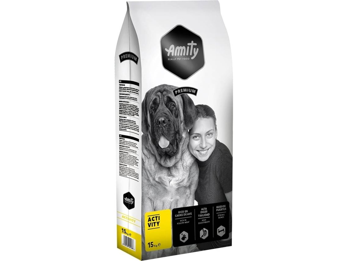 Ração Para Cães Amity Premium 15kg Seca Adulto Sabor Frango