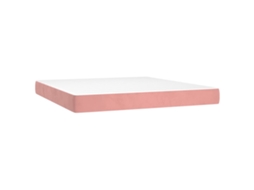 Pocket Spring Bed Mattress, Pocket Spring Bed Mattresses Vidaxl Cor-de-rosa Veludo (180 X 200 Cm)