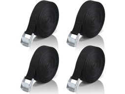 Cintas De Amarração 10 M, 4 Peças, Com Fivela De Liga Zinco Para Fixação Motocicletas/carros/bicicletas, Bagagens E Tração Em Movimento