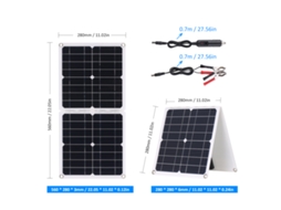 Rebe-painel Solar Plegável 50w Com Saídas Dc, Usb E Type-c Alto Desempenho Ip65 Resistente À Água Para Rv, Carro, Barco E Dispositivos Eletrônicos