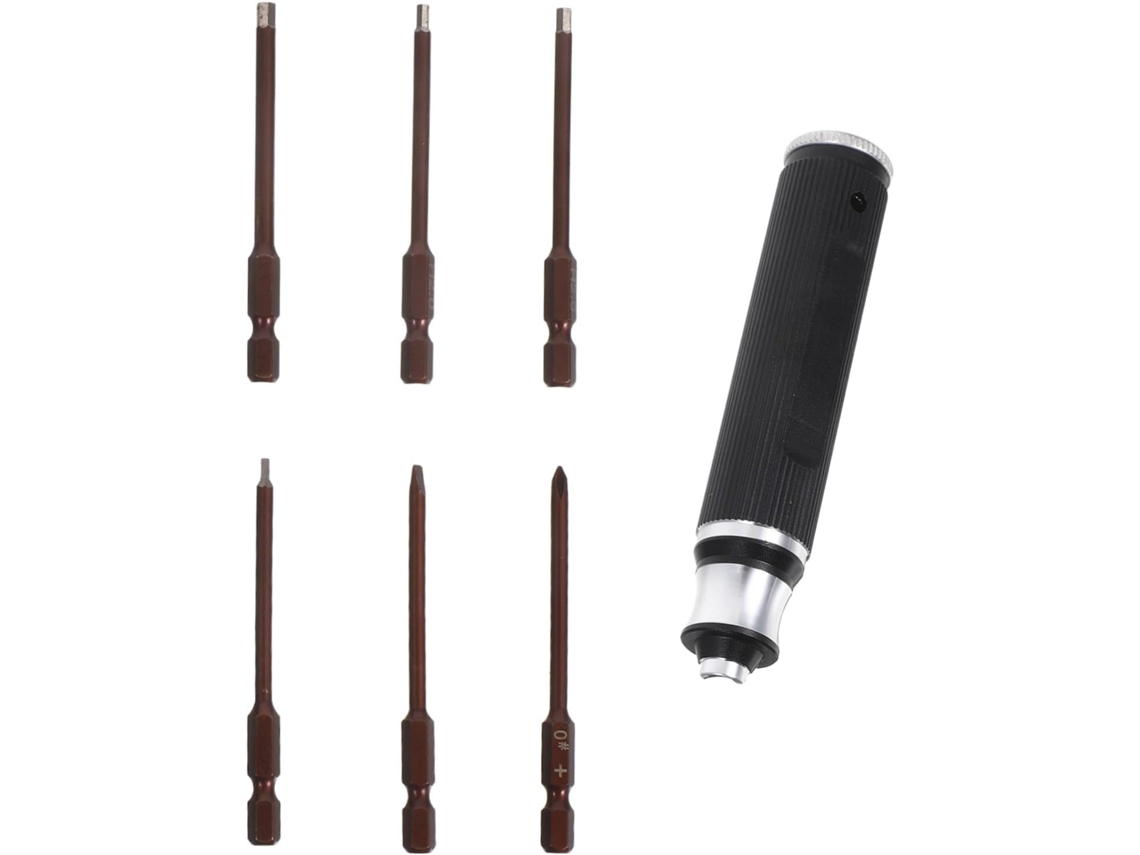 Kit Compacto E Portátil De Chaves De Fenda Rc Tools De Alta Precisão, Com Pontas Planas E Hexagonais Gokoco