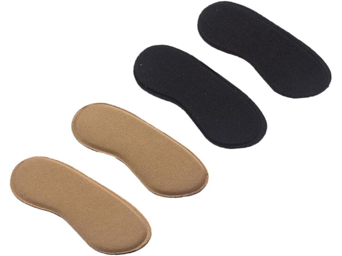 Protetores De Calcanhar Adesivos, 20 Pares Para Sapatos De Salto Alto, Espuma Macia, Marrom E Preto, Proteção Antiatrito