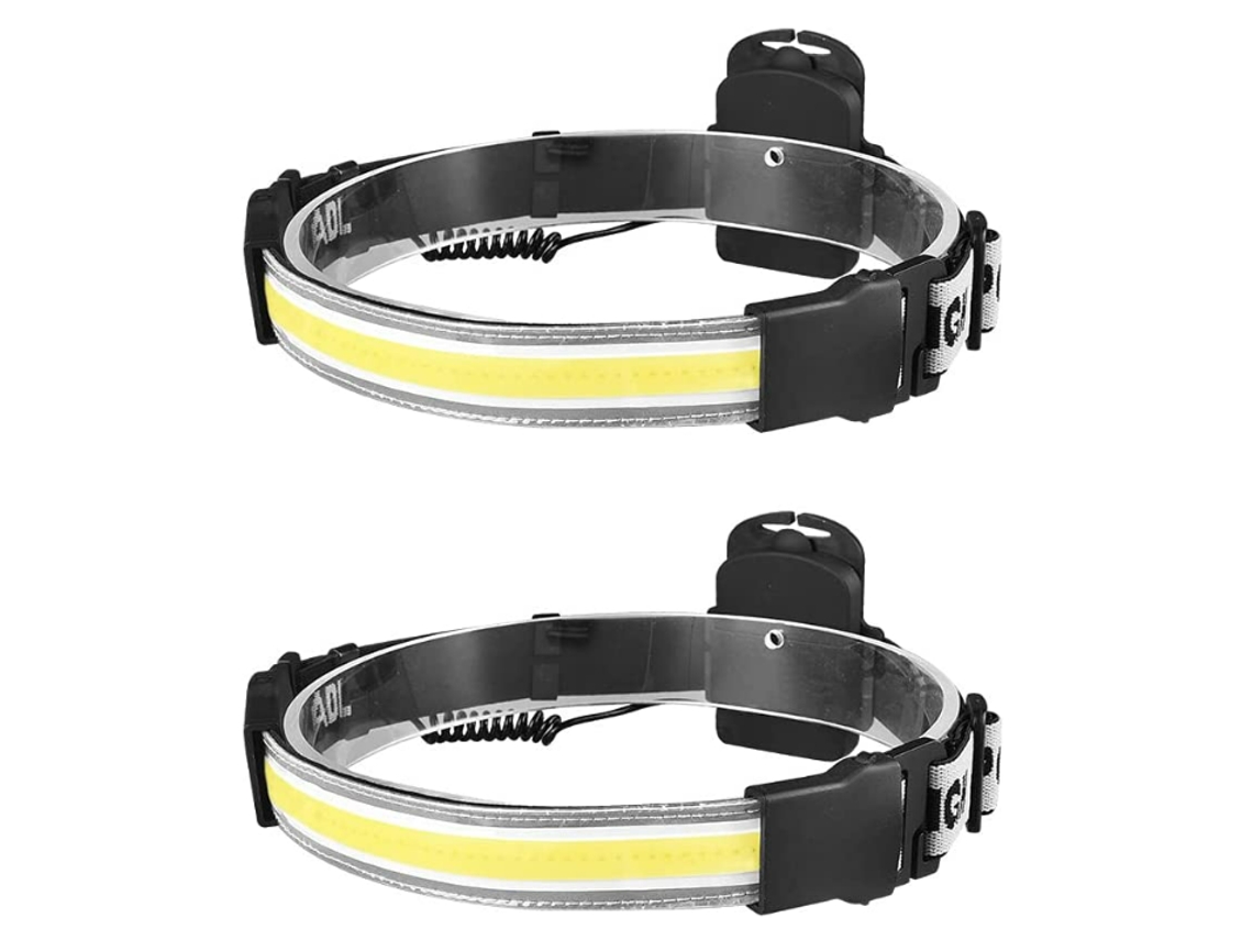 Farol de Led de Feixe Largo com 2 Pacotes Iluminação de Ângulo Amplo de 210 2000 Lúmens 3 Modos de Luz Faro TURMIN
