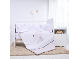 Conjunto de 5 Peças de Cama de Grades LORELLI Trend Little Rabbits