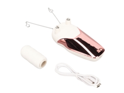 2026 depiladora Eléctrica de Hilo de Algodón Con Luz Led Y Carga Usb Multifuncional para Rostro Rosa