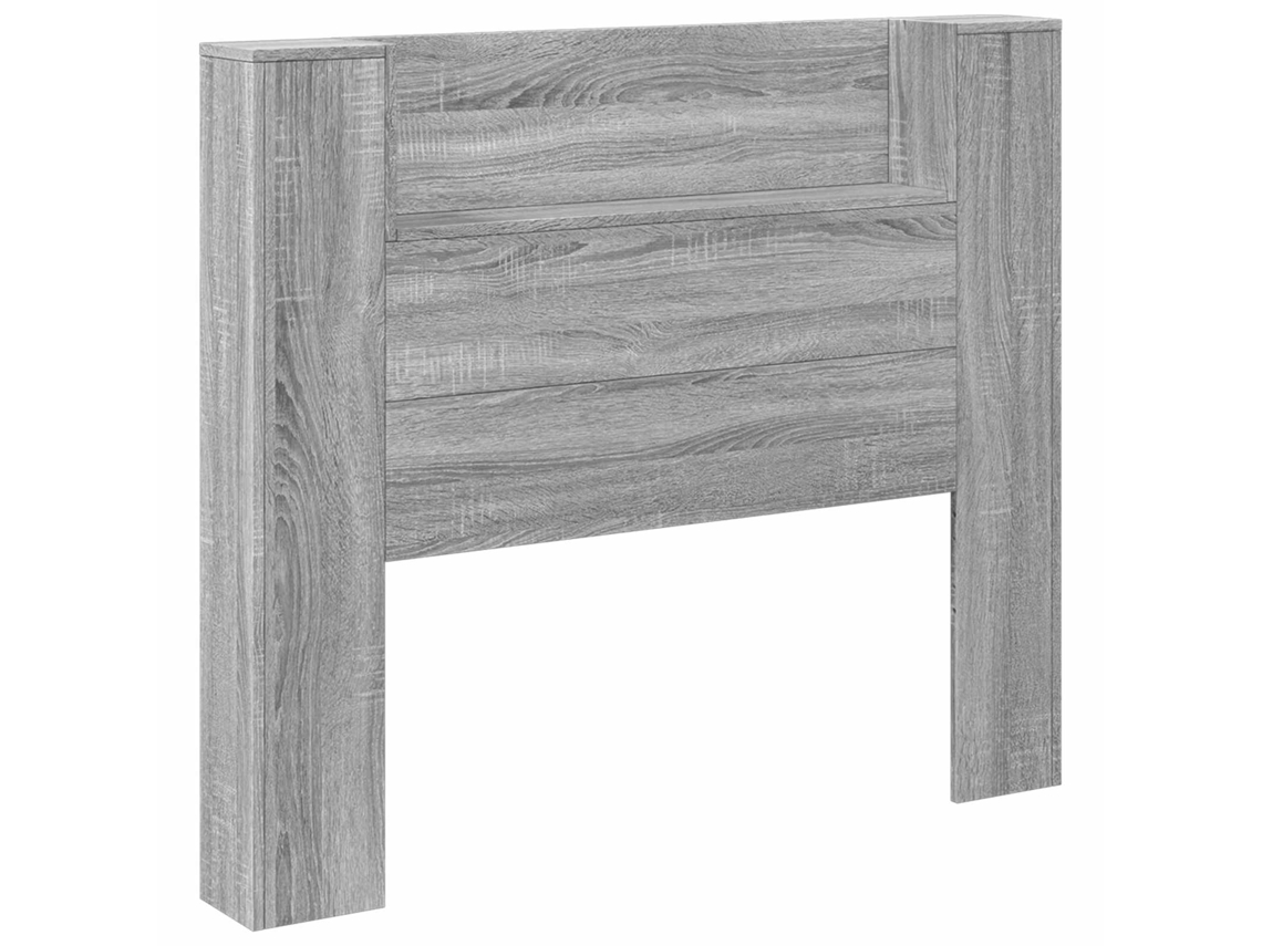 Cabeceira Cinza Sonoma 120x16,5x103,5 cm Madeira Processada MAISON EXCLUSIVE