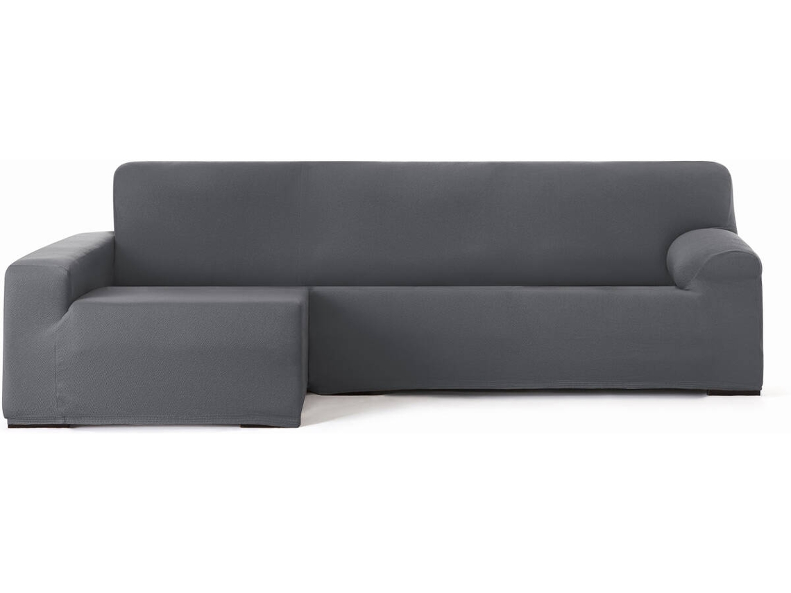 Capa de Chaise Longue Esquerda EYSA Premium Bronx Tecido Multielástico (310 x 170 x 110 cm - Poliéster - Gris Oscuro)
