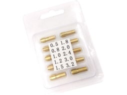 Conjunto De 20 Pinças Latão Packove Para 4,2 Mm, Com Mandril E Manuais. Projetos