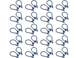 20 Pares De Ganchos Auriculares Azuis Leves Para Fones De Ouvido Sem Fio, Antiderrapantes E Que Evitam Perdas