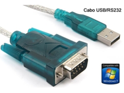 Cabo Adaptador Usb para Rs232 Porta Serial 9 Pinos Db9
