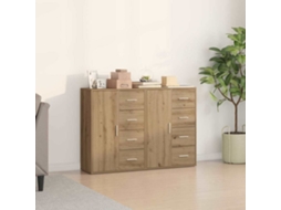 Vidaxl Buffet 2 Pcs Carvalho Artesanal 60 X 31 X 84 Cm